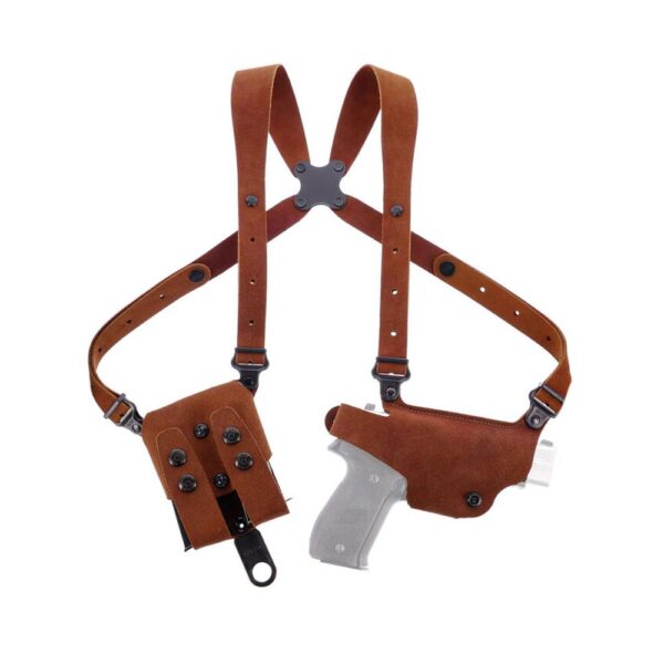 Galco Classic Lite 2.0 Shoulder System Holster for Glock 17 Natural RH - Precision Shot Firearms