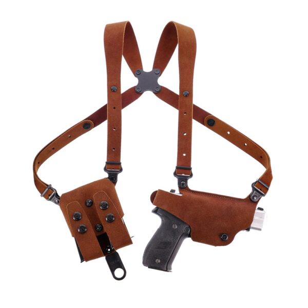 Galco Classic Lite 2.0 Shoulder System Holster for Glock 43X MOS No Red Dot Natural RH - Precision Shot Firearms
