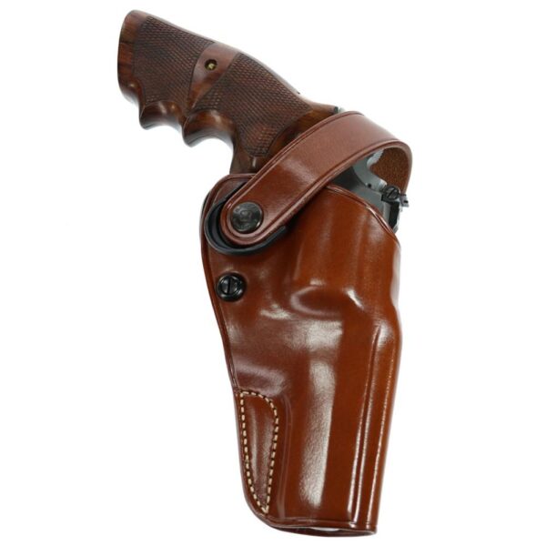 Galco DAO Strongside/Crossdraw Belt Holster for S&W K&L Frame with 6" Barrel Tan RH - Precision Shot Firearms