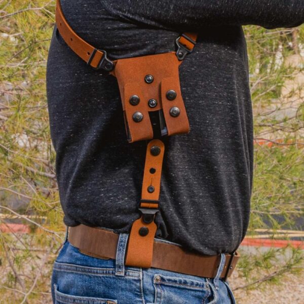 Galco Classic Lite Holster Tie-Down Set Natural Ambi - Precision Shot Firearms