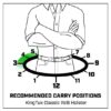 Galco KingTuk Air IWB Holster for Glock 43 Black RH - Precision Shot Firearms