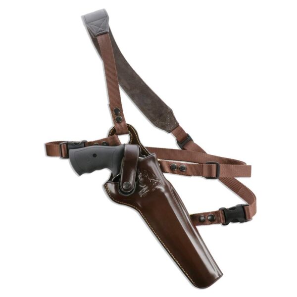 Galco Kodiak Chest Holster for S&W X Frame M500 8 3/8" Barrel Havana Brown RH - Precision Shot Firearms