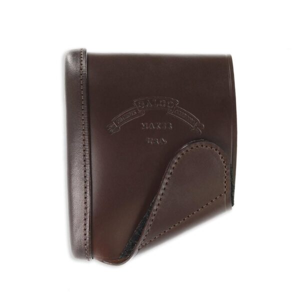 Galco Leather Slip On Recoil Pad Dark Havana Brown Ambi Small - Precision Shot Firearms