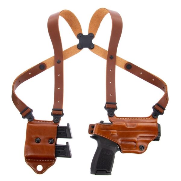 Galco Miami Classic II Shoulder System Holster for Colt 1911 5" Tan RH - Precision Shot Firearms