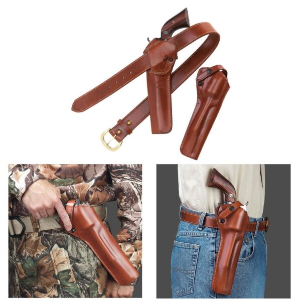 Galco SAO Strongside/Crossdraw Belt Holster for Ruger Blackhawk 6.5" Tan RH - Precision Shot Firearms