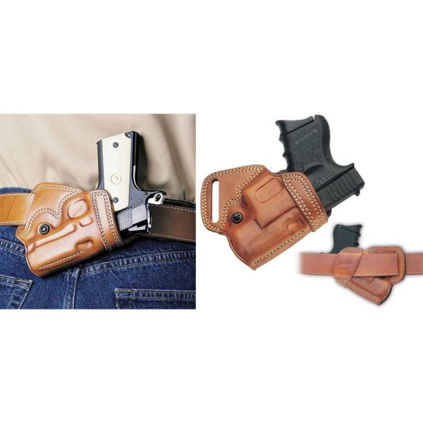 Galco Small of Back Belt Holster for Beretta 92F/96 Tan RH - Precision Shot Firearms