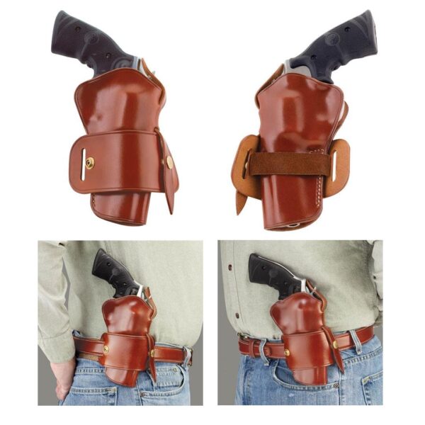 Galco Wheelgunner Belt Holster S&W N Frame 29/629 4" Tan Ambidextrous - Precision Shot Firearms