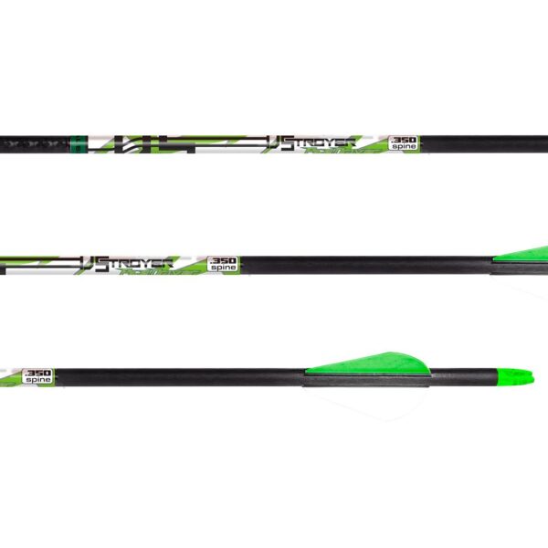 Carbon Express D-Stroyer Piledriver Arrows 350 Spines 6 Pack Fletched - Precision Shot Firearms