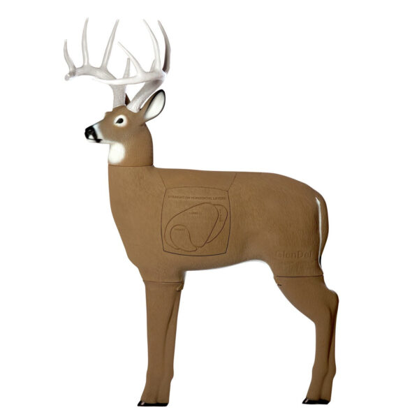 GlenDel Targets 3D Crossbow Archery Target - Buck Size - Precision Shot Firearms