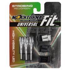 Nockturnal Universal Lighted Nocks Size Strobing Red & Green - Precision Shot Firearms