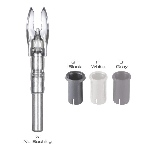 Nockturnal FIT Universal Size Lighted Nock - Red/Blue Strobing 3/pk - Precision Shot Firearms