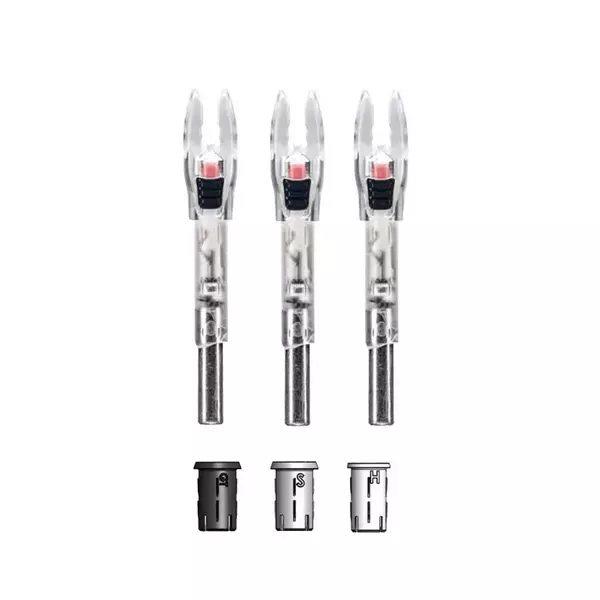 Nockturnal Shift Universal Red Lighted Nock 3/pk - Precision Shot Firearms