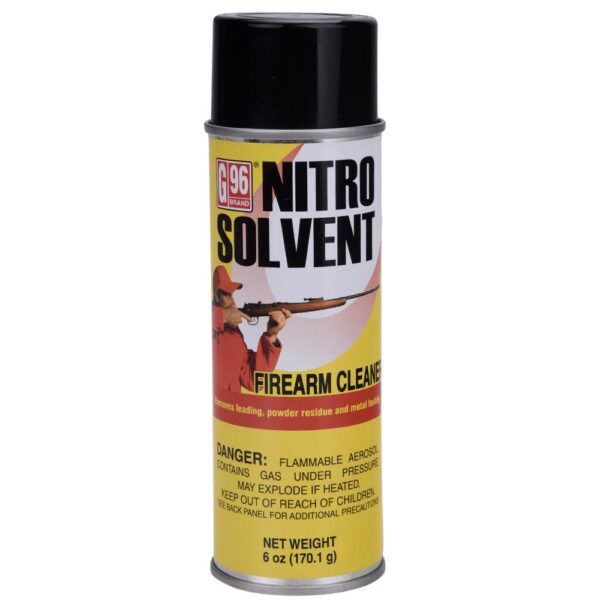 G96 Nitro Solvent Firearm Cleaning 6 oz. Aerosol - Precision Shot Firearms
