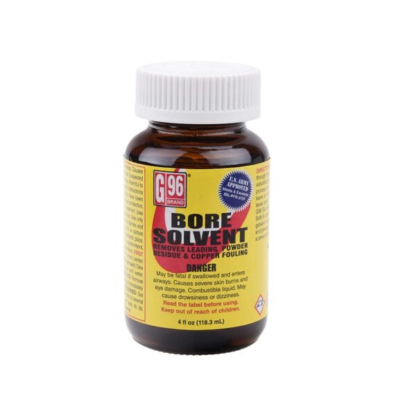 G96 Military Grade Bore Solvent 4 oz Amber Glass Jar - Precision Shot Firearms