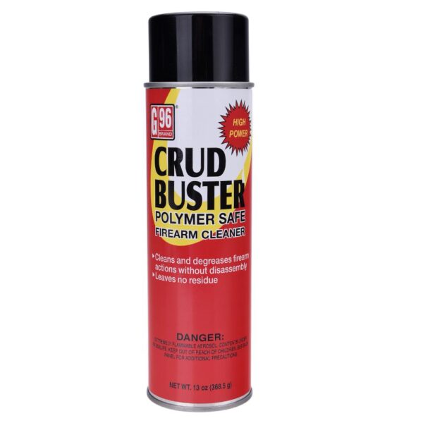 G96 Crud Buster Polymer Safe Firearm Cleaner 13 oz Aerosol - Precision Shot Firearms