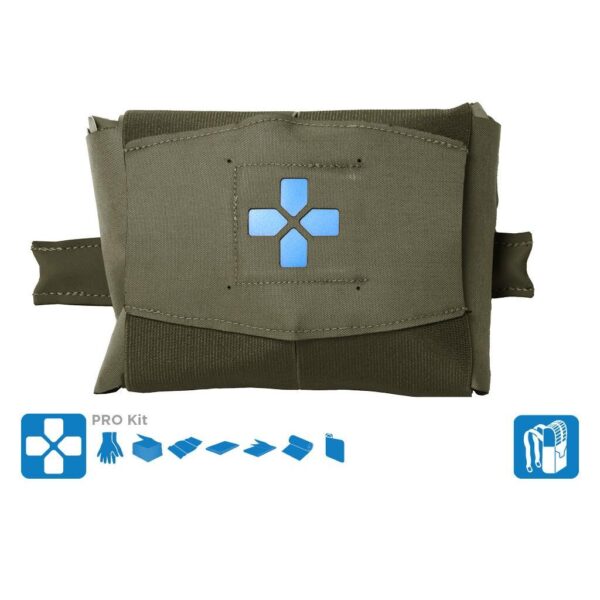 Blue Force Gear Micro Trauma Kit NOW! Plus Pro Supplies Ranger Green - Precision Shot Firearms