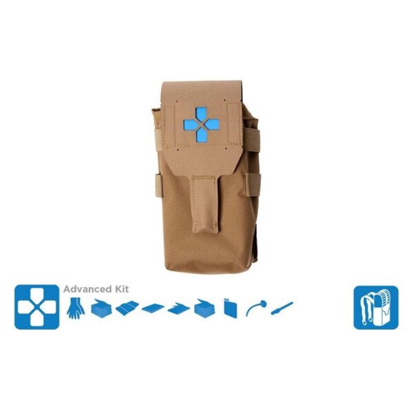 Blue Force Gear Trauma Kit NOW! Small Advanced Supplies Coyote Brown - Precision Shot Firearms