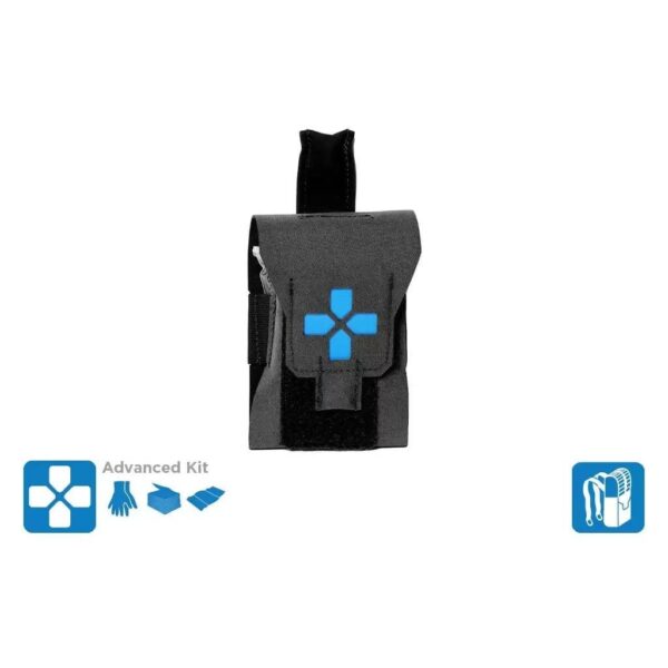 Blue Force Gear Nano Trauma Kit NOW! Advanced Supplies Black - Precision Shot Firearms