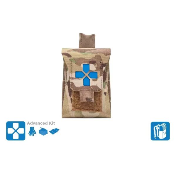 Blue Force Gear Nano Trauma Kit NOW! Advanced Supplies Camo - Precision Shot Firearms
