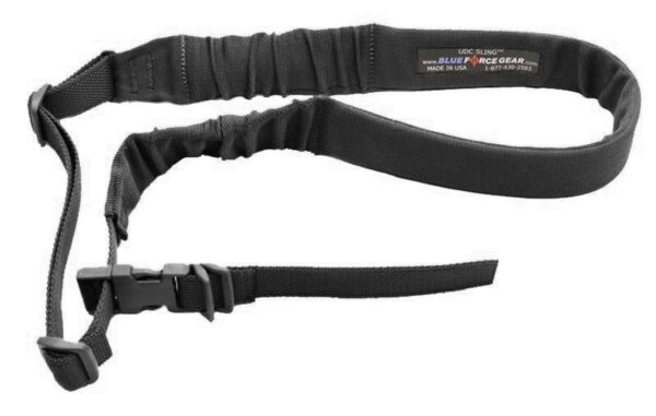 Blue Force Gear 1-Point Padded Bungee Sling with Push Button Adapter Black - Precision Shot Firearms