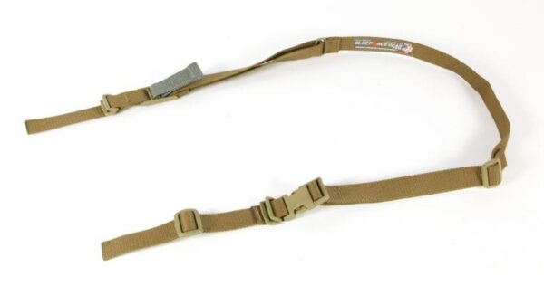 Blue Force Vickers 2-Point Combat Sling with Acetal Adjuster Coyote Brown - Precision Shot Firearms