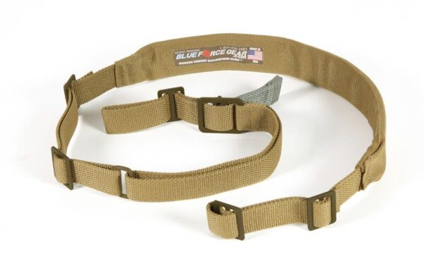 Blue Force Gear Vickers Padded 2-Point Sling with Acetal Hardware Coyote Brown - Precision Shot Firearms