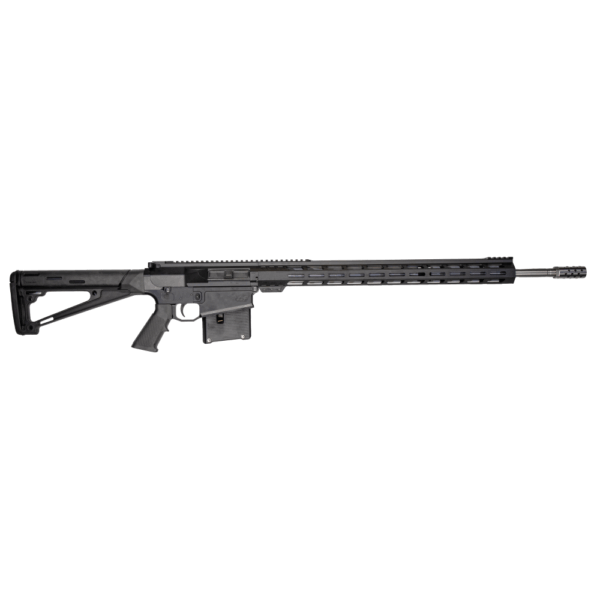 GLFA AR Long Action Rifle 6.5 PRC 5rd Magazine 24" Barrel MLOK Handguard Black Cerakote - Precision Shot Firearms