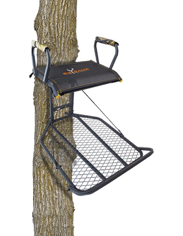 Big Game Captain XC Hang-On Treestand 20 lb Supports up to 300 lbs - Precision Shot Firearms