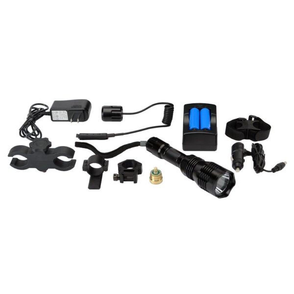 Cyclops Varmint Light Kit - Gun Mounted Red/Green LED / 250 Lumen / Rechargeable - Precision Shot Firearms