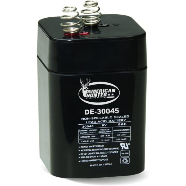 American Hunter Rechargeable Lantern Battery 6V 5A Spring Top - Precision Shot Firearms