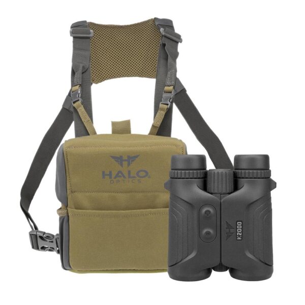 Halo K2000 Rangefinder Binoculars 10x42 LRF Black - Precision Shot Firearms