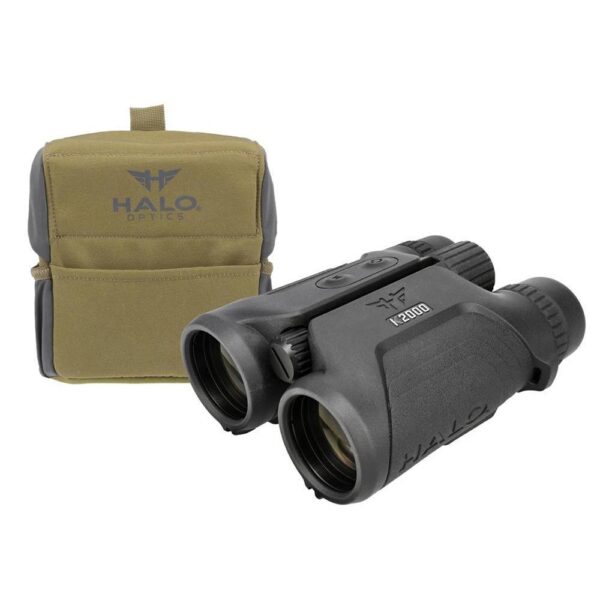 Halo K2000 Rangefinder Binoculars 10x42 LRF Black - Precision Shot Firearms
