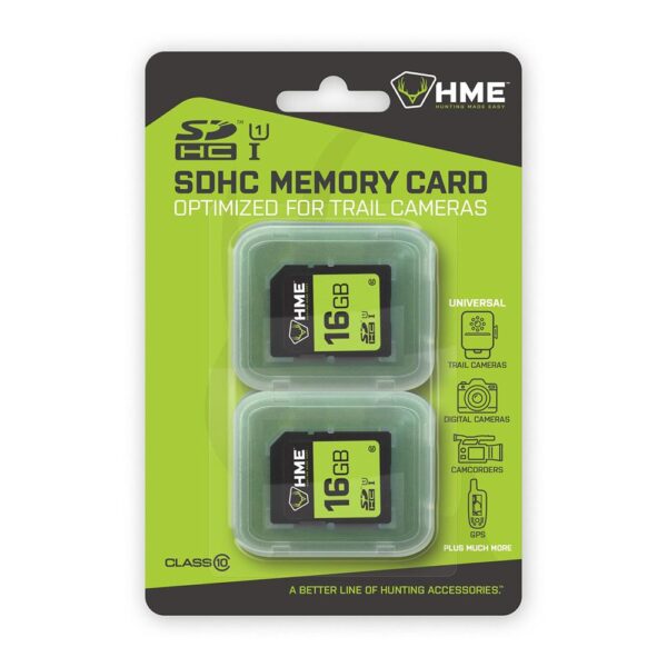 HME 16GB SDHC Memory Card 2/ct - Precision Shot Firearms