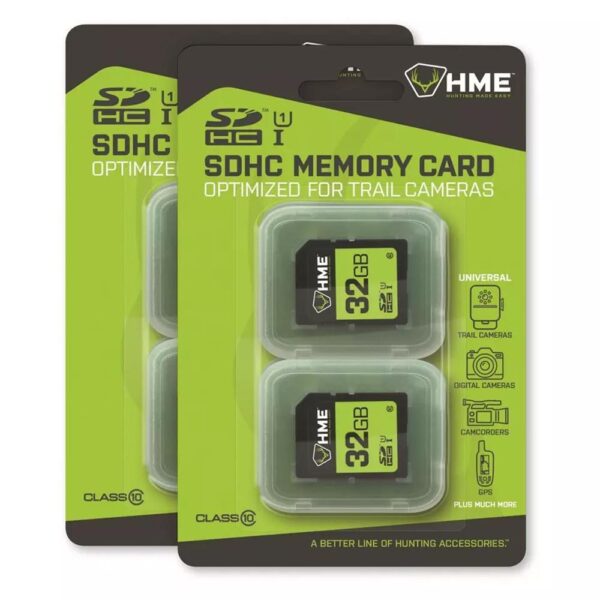 HME 32GB SDHC Memory Card 4/ct - Precision Shot Firearms