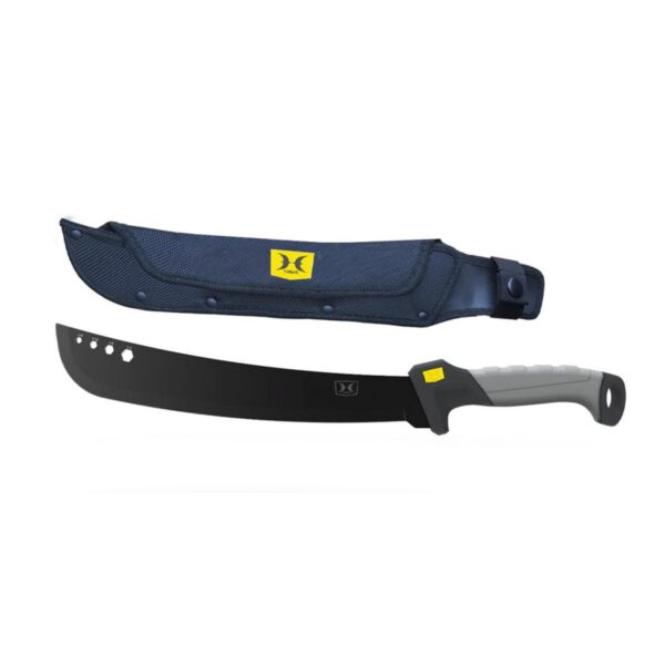 Hawk Machete 15" Blade Black with Nylon Sheath - Precision Shot Firearms