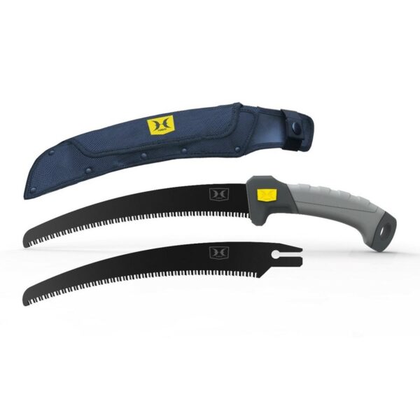 GSM Hawk Pruning Saw 11" Carbon Steel Blade w/ Nylon Sheath Replaceable Blade - Precision Shot Firearms