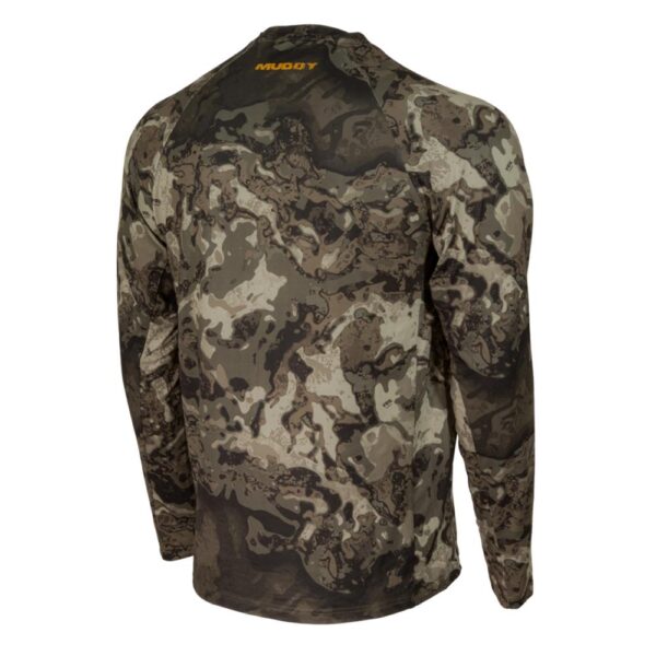 Muddy Base Layer Crew Long Sleeve Shirt Veil Canyon Grey M - Precision Shot Firearms