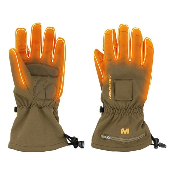 Muddy Nucleus Heated Softshell Gloves Brown Clay L - Precision Shot Firearms