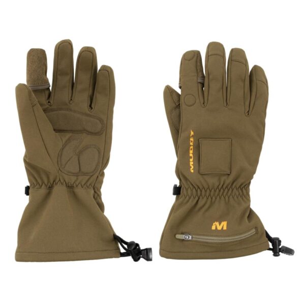 Muddy Nucleus Heated Softshell Gloves Brown Clay L - Precision Shot Firearms