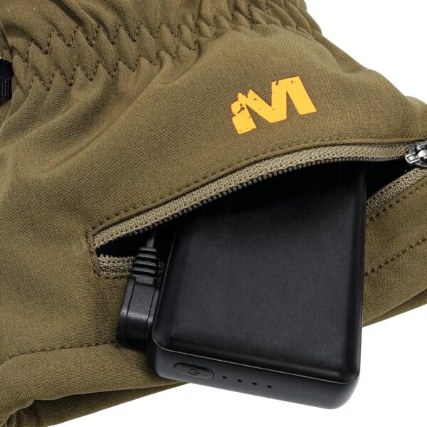 Muddy Nucleus Heated Softshell Gloves Brown Clay L - Precision Shot Firearms