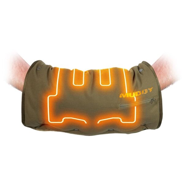 Muddy Nucleus Heated Hand Muff Brown Clay One Size - Precision Shot Firearms