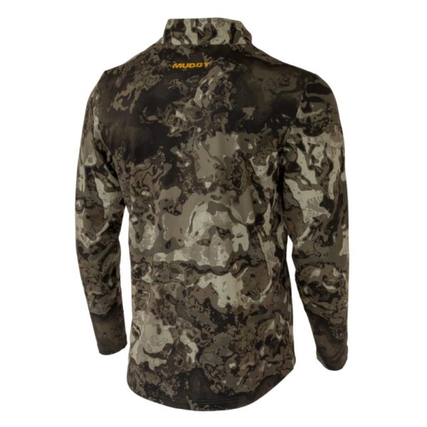 Muddy TR Lightweight Quarter Zip Long Sleeve Shirt Veil Canyon Grey L - Precision Shot Firearms