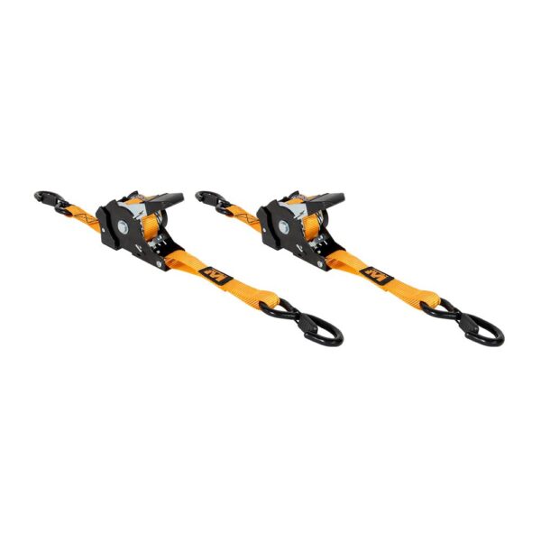 Muddy Retractable Ratchet Straps 1"x10 ft Orange 2/ct - Precision Shot Firearms