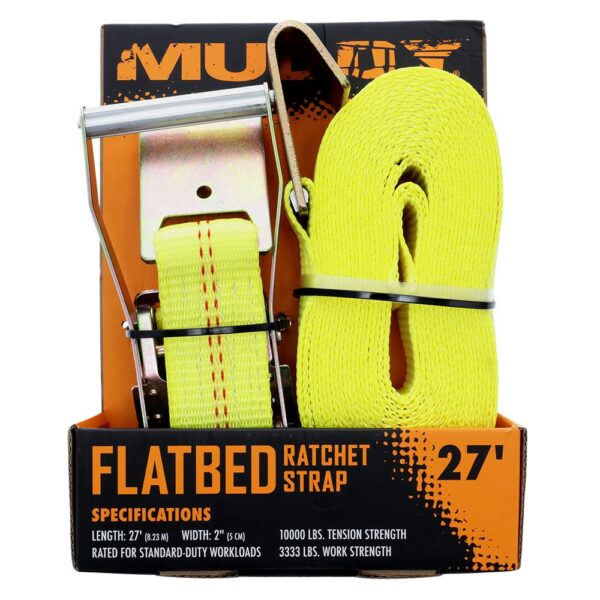 Muddy Flatbet Ratchet Strap 27 ft - Precision Shot Firearms