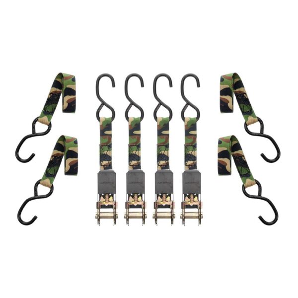 Muddy Ratchet Straps 1" x 8 ft Camo 4/ct - Precision Shot Firearms