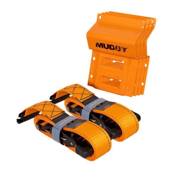 Muddy UTV Wheel Chock Tie-Down Kit Orange 2/ct - Precision Shot Firearms