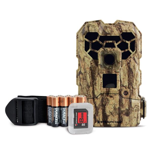 StealthCam No-Glow Infrared Scouting Trail Camera Includes 8 AA Batteries & 8GB SD Card - 12 MP - Precision Shot Firearms