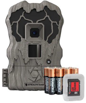 StealthCam QV18K Trail Camera 18MP 18 IR w/Distressed Finish - Batteries & 16GB SD Card - Precision Shot Firearms