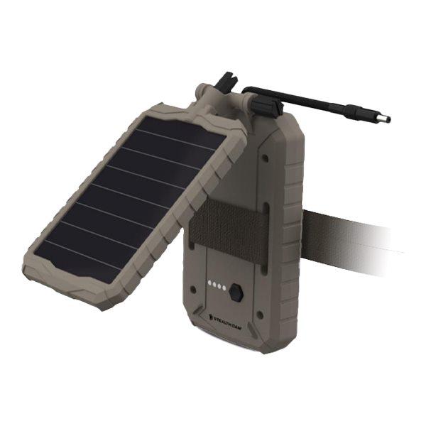StealthCam Solar Power Panel 5000 Mah 10ft Insulated Metal Cable USB Port - Precision Shot Firearms