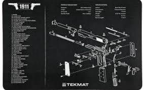 TekMat 11x17 Gun Cleaning Mat- 1911 - Precision Shot Firearms